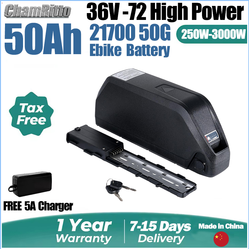 60V 50Ah Electric Scooter Battery - Batterie de vélo électrique 48V 30Ah,