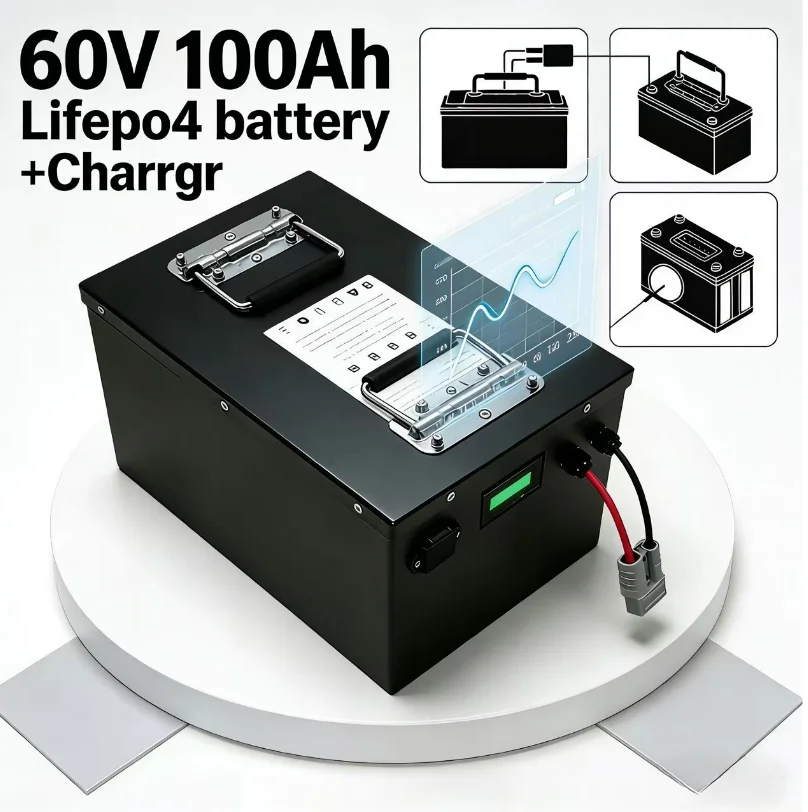 Batterie LiFePO4 60V 100Ah/120 - 72V 40Ah Lifepo4 Battery Pack avis et prix